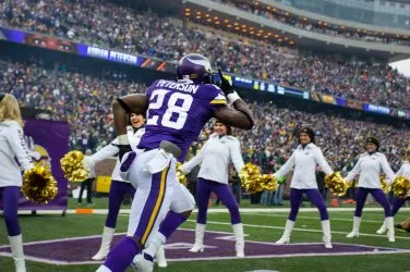 NFL Player Running